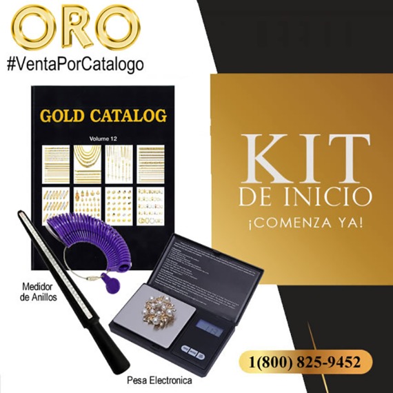 oro por catalogo kit de inicio