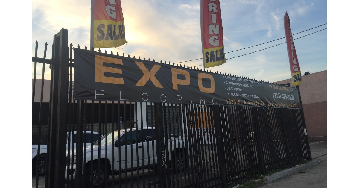 Envío y entrega Expo Flooring Los Angeles